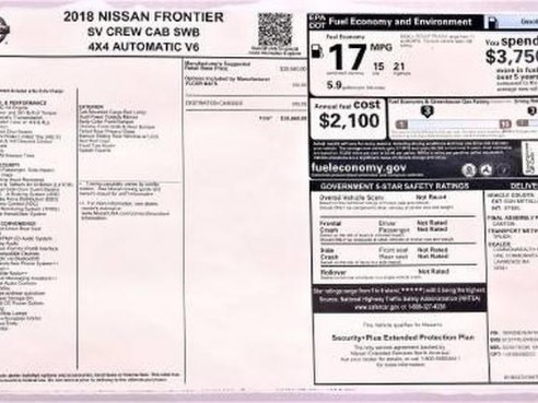 2018 Nissan Frontier SV V6 Gun Metallic, Lawrence, MA