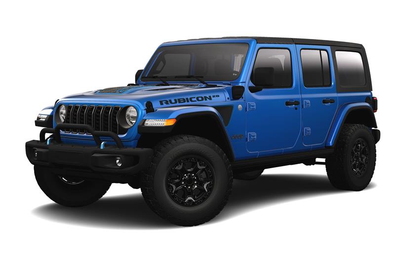 2023 Jeep Wrangler 4xe RUBICON Hydro Blue Pearlcoat, Lynnfield, MA