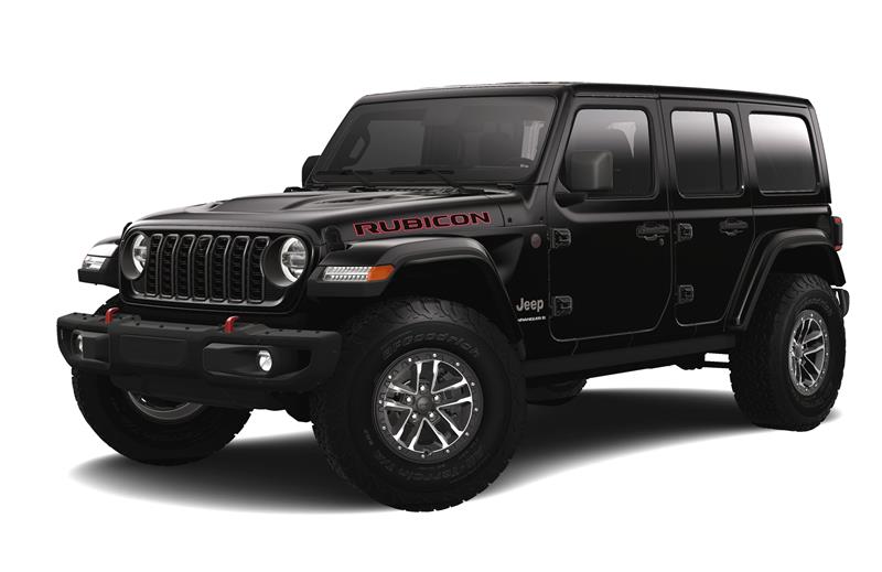 2024 Jeep Wrangler 4-DOOR RUBICON X Black, Lynnfield, MA